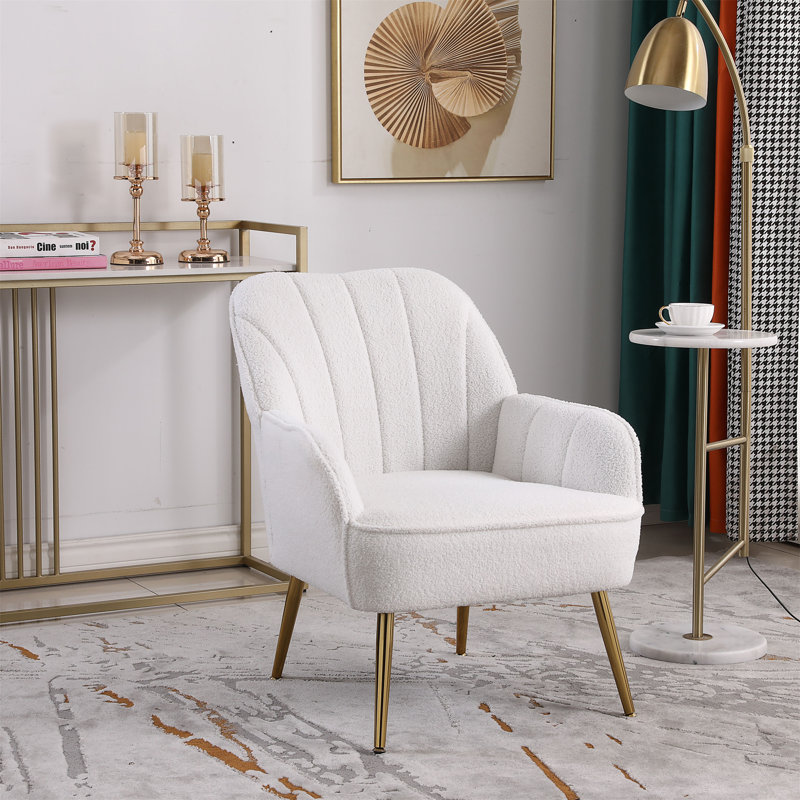 White teddy chair discount